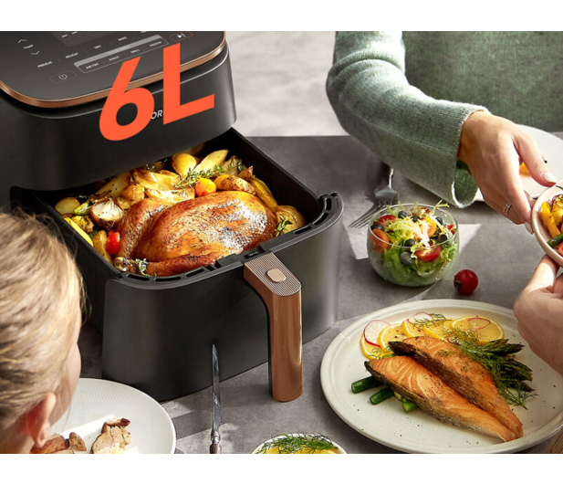 Cosori Air Fryer TurboBlaze CAF-DC602-KEUR kosz ceramiczny 6L - 1603347 - zdjęcie 9